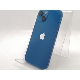 【中古】Apple docomo 【SIMフリー】 iPhone 13 128GB ブルー MLNG3J/A【津田沼】保証期間１ヶ月【ランクC】