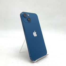 【全額返金保証】【最速発送】 iPhone 13 128GB ブルー Softbank SIMフリー 美品 動作確認済 83%