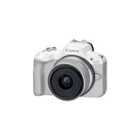 【新品】キヤノン EOS R50 RF-S18-45 IS STMレンズキット ホワイト【8千円キャッシュバック】【5月31日ご注文分まで5年間延長保証（自然故障対象）プレゼント】