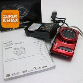 超美品 FinePix F1000EXR レッド 即日発送 デジカメ FUJIFILM 本体 あすつく 土日祝発送OK