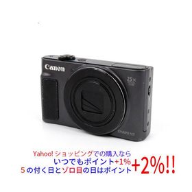 【中古】Canon製 PowerShot SX620 HS ブラック 2020万画素 本体いたみ 本体のみ
