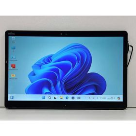 FUJITSU Arrows Tab Q738 Core i3第七世代 メモリ4GB SSD256GB Windows11HOME/Wi-Fi/Bluetooth/ACアダプー付/WPS office2019