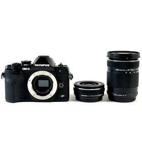 オリンパス OLYMPUS OM-D E-M10 Mark IV EZダブルズームキット ブラック デジタル ミラーレス 一眼カメラ 中古