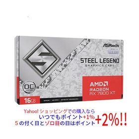 【中古】ASRock グラボ Radeon RX 7800 XT Steel Legend 16GB OC PCIExp 16GB 元箱あり