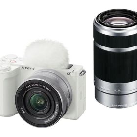 【新品/取寄品/代引不可】SONY VLOGCAM ZV-E10M2X ダブルズームレンズキット ホワイト ミラーレスカメラ ブログカム ソニー