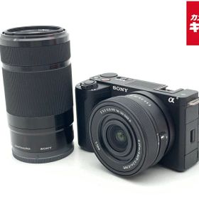 【中古】 【良品】 ソニー VLOGCAM ZV-E10 II ダブルズームレンズキット ブラック [ZV-E10M2X B] 【ミラーレス一眼】 【6ヶ月保証】