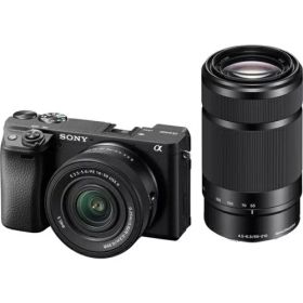 ソニー SONY α6400 ILCE-6400XB ブラック ダブルズームレンズキット ミラーレス一眼デジタルカメラ ILCE6400XB