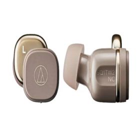 【長期保証付】オーディオテクニカ(audio-technica) ATH-SQ1TW2NC-CA カフェラテ 完全ワイヤレスノイズキャンセリングイヤホン