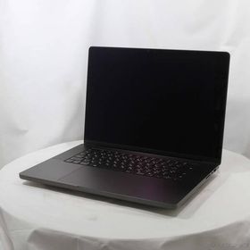 〔中古〕〔展示品〕 MacBook Pro 16.2-inch Late-2024 MX2X3J／A Apple M4 Pro 14コアCPU_20コアGPU 24GB SSD512GB スペースブラック 〔26.3 Tahoe〕〔377-ud〕