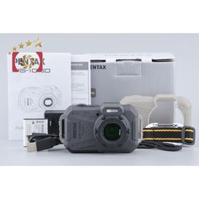 【中古】RICOH リコー PENTAX ペンタックス WG-1000 グレー 防水アクションカメラ 元箱付き