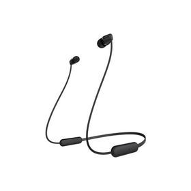 ソニー ワイヤレスイヤホン WI-C200 : Bluetooth対応/最大15時間連続再生/マイク付き 2019年モデル ブラック