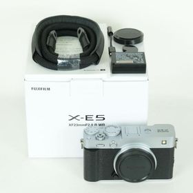[新品同様 | シャッター数130回] FUJIFILM X-E5 [ボディ シルバー] | FUJIFILM Xマウント