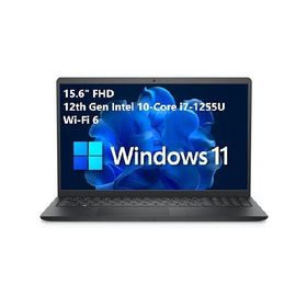 Dell Inspiron 15 3520 15.6" FHD Laptop Computer, 12th Gen Intel 10-Core i7-1255U up to 4.8GHz, 16GB DDR4 RAM, 1TB PCIe SSD, 802.11AC WiFi, Bluetooth,