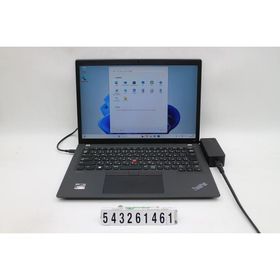 ノートパソコン Lenovo ThinkPad X13 Gen2 Ryzen 3 PRO 5450U 2.6GHz/16GB/256GB(SSD)/13.3W/WUXGA(1920x1200)/Win11 キー文字消えあり