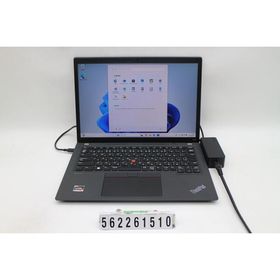 ノートパソコン Lenovo ThinkPad X13 Gen2 Ryzen 3 PRO 5450U 2.6GHz/16GB/256GB(SSD)/13.3W/WUXGA(1920x1200)/Win11 キー文字消えあり