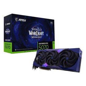 MSI エムエスアイ GeForce RTX 5070 12G World of Warcraft MIDNIGHT VOID EDITION OC G5070-12GTC(2675846)