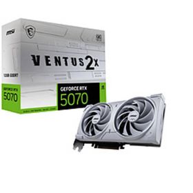 〔中古〕MSI(エムエスアイ) GeForce RTX 5070 12G VENTUS 2X OC WHITE〔377-ud〕