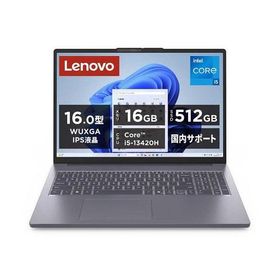 新品 Lenovo IdeaPad Slim 3i Gen 10 83K20018JP 16インチ Core i5 13420H SSD512GB メモリ16 GB Office 2024搭載 Windows 11