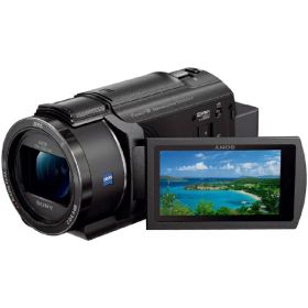 SONY｜ソニー メモリースティック/SD対応 64GBメモリー内蔵 4Kビデオカメラ ブラック FDR-AX45A [4K対応]【FDRAX45AB】