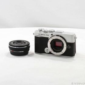 〔中古〕OLYMPUS(オリンパス) OLYMPUS PEN E-P7 14-42mm EZレンズキット シルバー〔196-ud〕