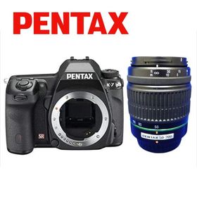 ペンタックス PENTAX K-7 55-200mm 望遠 レンズセット ブラック デジタル一眼レフ カメラ 中古