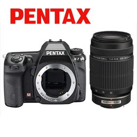 ペンタックス PENTAX K-7 55-300mm 望遠 レンズセット ブラック デジタル一眼レフ カメラ 中古