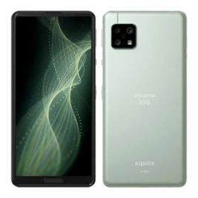 【中古】【安心保証】 AQUOS sense5G SH-53A[64GB] docomo オリーブシルバー