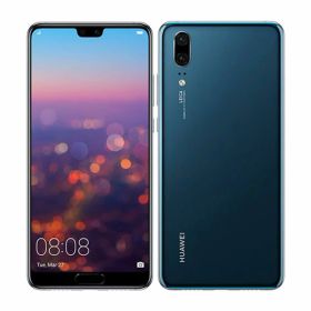 【中古】【安心保証】 HUAWEI P20 EML-L29[128GB] SIMフリー ミッドナイトブルー