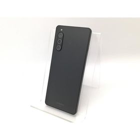 【中古】SONY au 【SIMフリー】 Xperia 10 V ブラック 6GB 128GB SOG11【秋葉4号】保証期間１ヶ月【ランクB】