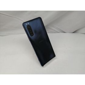 【中古】SONY au 【SIMロック解除済み】 Xperia 5 II ブルー 8GB 128GB SOG02【札幌】保証期間１週間【ランクC】