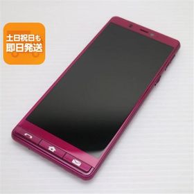 超美品 シンプルスマホ5 ワインレッド スマホ 白ロム 中古 あすつく 土日祝発送OK