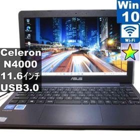 ASUS E203MA-4000G【Celeron N4000 1.1GHz】 【Windows10 Home】 ／充電可／Wi-Fi／長期保証 [96240]
