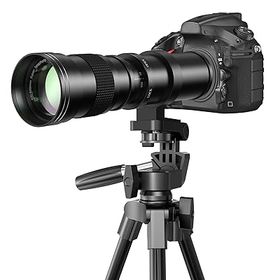望遠レンズ420-800mm f/8.3 対応ニコンF-mount マニュアルズーム望遠レンズ + T-マウント対応ニコンD5500 D3300 D3200 D5300 D3400 D7200 D750 D3500 D7500 D500 D600 D