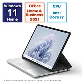 Microsoft(マイクロソフト) マイクロソフト Surface Laptop Studio 2 14.4インチ プラチナ [RTX 4050 / intel Core i7 /メモリ:16GB /SSD:512GB] YZY-00018 YZY00018