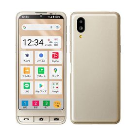 シンプルスマホ6 A201SH[64GB] SoftBank シャンパンゴールド【…