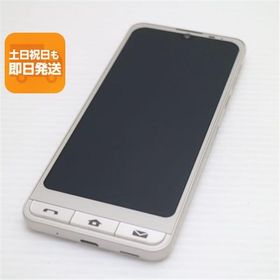 超美品 SoftBank シンプルスマホ6 A201SH シャンパンゴールド スマホ 白ロム 中古 あすつく 土日祝発送OK