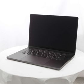 (中古)MacBook Pro 16.2-inch Late-2023 MRW13J/A M3 Pro 12コアCPU_18コアGPU 18GB SSD1TB スペースブラック (15.3 Sequoia)(377-ud)