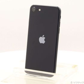 (中古)Apple iPhone SE 第3世代 128GB ミッドナイト MMYF3J/A SIMフリー(349-ud)