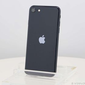 (中古)Apple iPhone SE 第3世代 64GB ミッドナイト MMYC3J/A SIMフリー(196-ud)