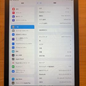 iPad ［第6世代］（セルラーモデル）付属品付