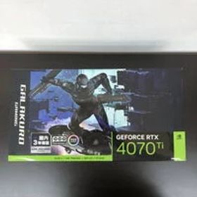 中古 玄人志向 GALAKURO GAMING GG-RTX4070Ti-E12GB/EX/TP 5110001398 状態： C:並品