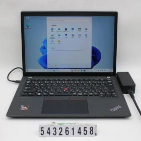 Lenovo ThinkPad X13 Gen2 Ryzen 3 PRO 5450U 2.6GHz/16GB/256GB(SSD)/13.3W/WUXGA(1920x1200)/Win11 【543261458】