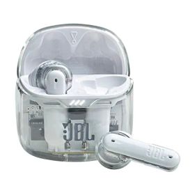 JBL TUNE FLEX GHOST ワイヤレスイヤホン bluetooth 2ウェイ装着/ノイズキャンセリング/IPX4/ホワイト/JBLTFLEXGWHT