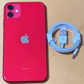 バッテリー100% iPhone 11 レッド 128GB SIMフリー