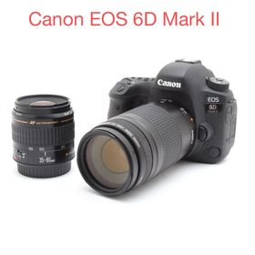 キヤノン(Canon)のCanon EOS 6D Mark II/EF 35-80㎜EF 75-300㎜(デジタル一眼)
