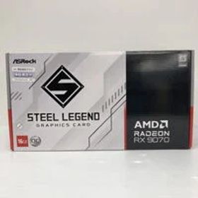 中古 ASRock Radeon RX 9070 Steel Legend 16GB OC（RX9070 16GB） 3480039401 状態： C:並品