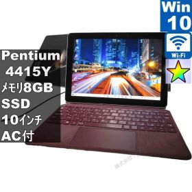 Microsoft Surface Go 1824【SSD搭載】 Pentium 4415Y 1.6GHz 【Windows10 Home】 ／充電可／Wi-Fi／長期保証 [96267]