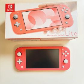 【美品】Nintendo Switch Lite コーラル ACケーブル付き