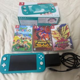 Switch Lite ターコイズ 本体 + ゲームソフト3本