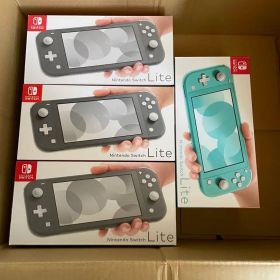 新品未開封 Switch lite 本体 グレー 3台 ターコイズ 1台